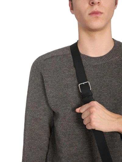 Shop Bottega Veneta Crew Neck Sweater In Grey