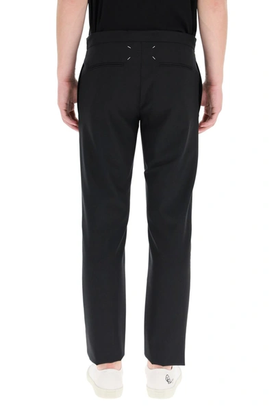 Shop Maison Margiela Classic Joggers In Black