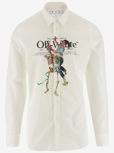 Shop Off-white Off White Shirts In Bianco