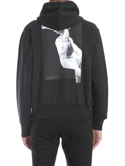 Shop Versace Hooded Sweatshirt With Zip In Black