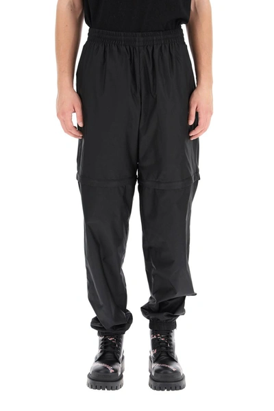 Balenciaga Zip-leg Technical-shell Track Pants In Black | ModeSens
