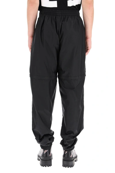 Shop Balenciaga Zipped Tracksuit Trousers In Black