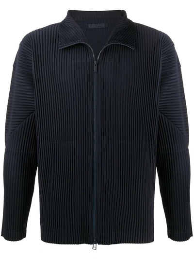 Shop Issey Miyake Sweaters In Blu