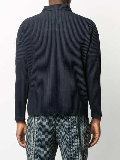 Shop Issey Miyake Sweaters In Blu