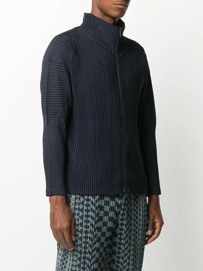 Shop Issey Miyake Sweaters In Blu