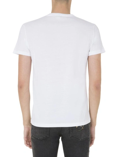Shop Alexander Mcqueen Round Neck T-shirt In White