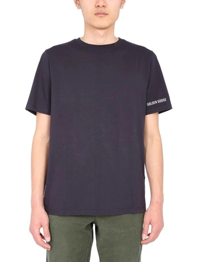 Shop Golden Goose "adamo" T-shirt In Black