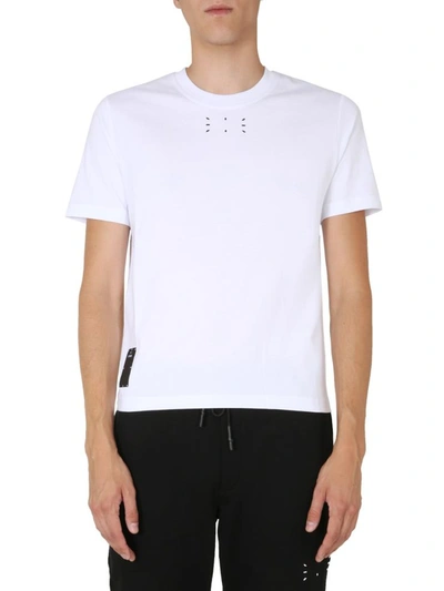 Shop Mcq By Alexander Mcqueen Crew Neck T-shirt In White