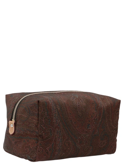 Shop Etro Paisley Patterned Clutch Bag In Multi