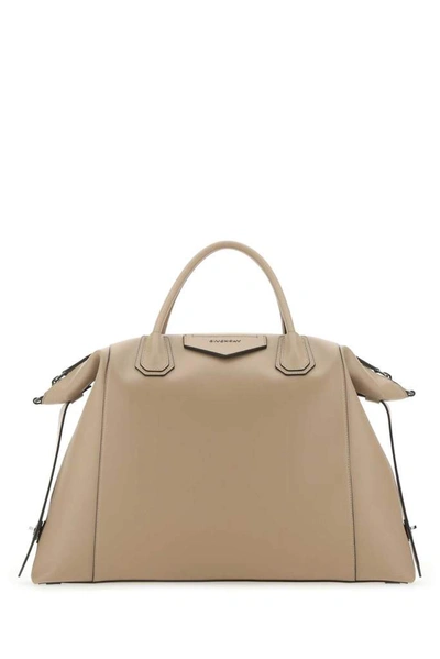 Shop Givenchy Antigona Soft Tote Bag In Beige