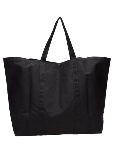 Shop Undercover Logo Print Large Tote Bag In Black