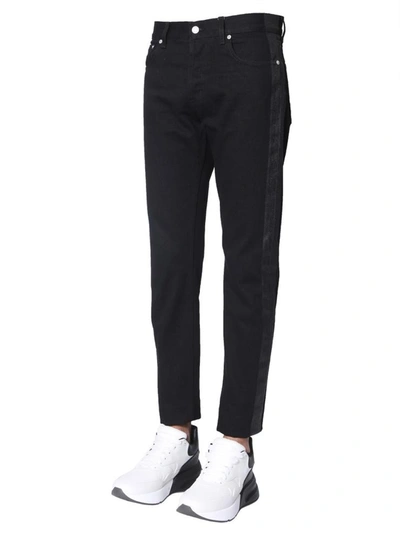 Shop Alexander Mcqueen Slim Fit Jeans In Black