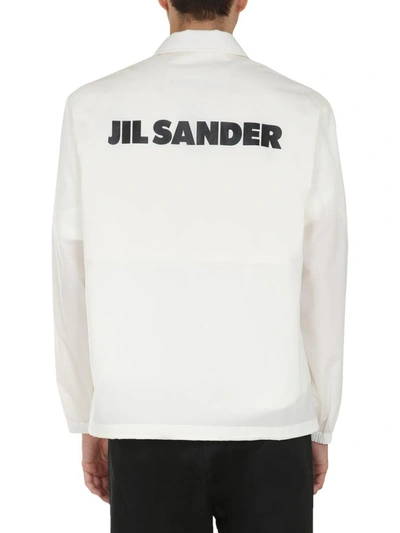 Shop Jil Sander Parka Shorts In White