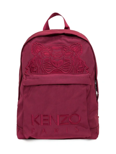 Shop Kenzo Kampus Tiger Backpack In Red