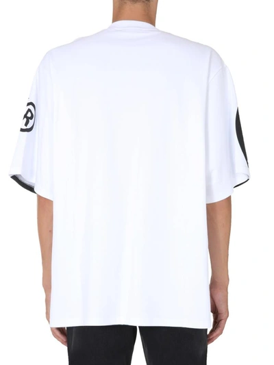 Shop Gcds Crew Neck T-shirt In White