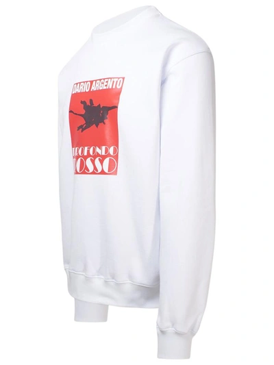 Shop Msgm White Sweatshirt