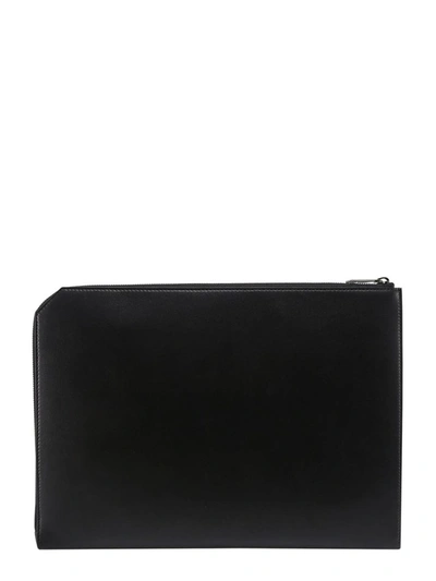 Shop Givenchy Large Antigona Clutch Bag In Black