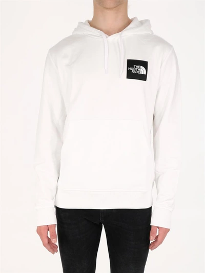 The North Face Fine Logo Graphic Hoodie In White | ModeSens