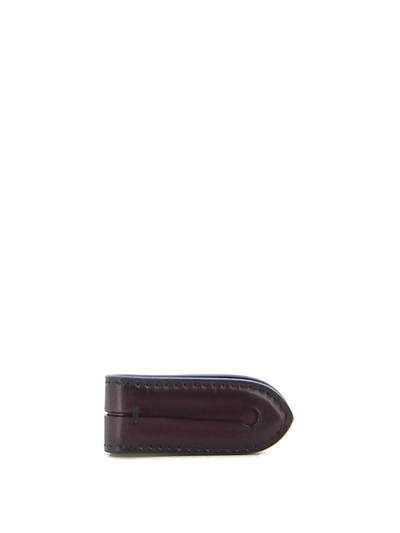 Shop Ermenegildo Zegna Money Clip In Brown