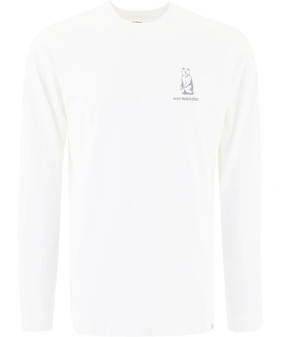 Shop And Wander "knife Ridge" T-shirt In White