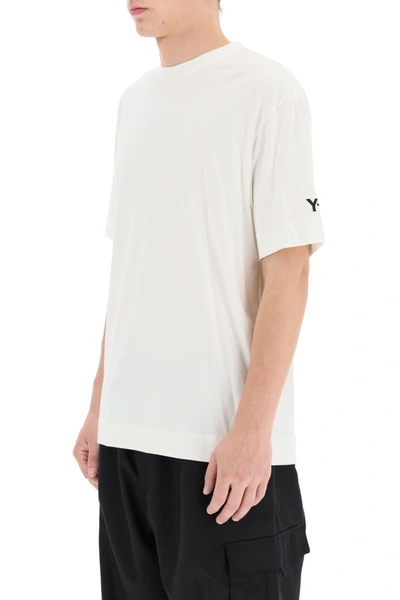 Shop Y-3 Ch2 Graphic T-shirt In Off White