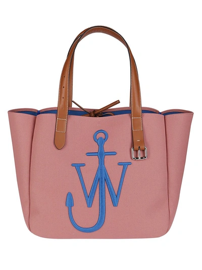 Shop Jw Anderson Belt Tote Bag In Pink