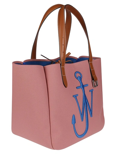 Shop Jw Anderson Belt Tote Bag In Pink