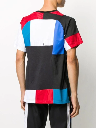 Koché Patchwork T-shirt In Rosso
