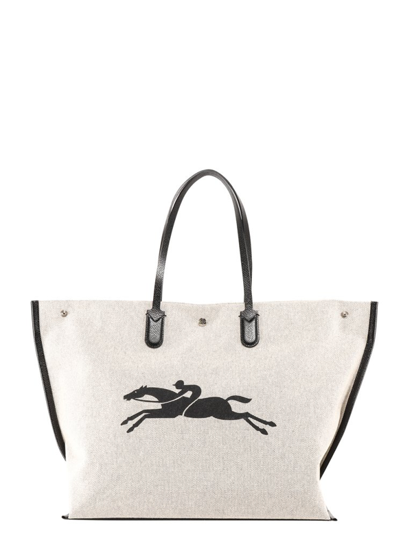 Longchamp Roseau Xl Shopping Bag In Beige