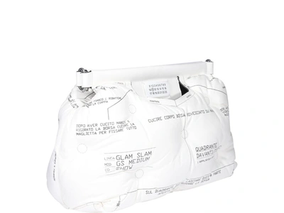 Shop Maison Margiela Glam Slam Clutch Bag In White