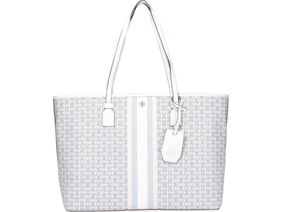 Tory Burch Gemini Link Small Tote in Gray