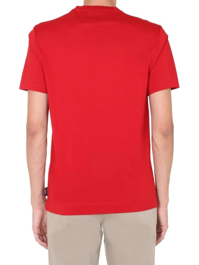 Shop Z Zegna Slim Fit T-shirt In Red