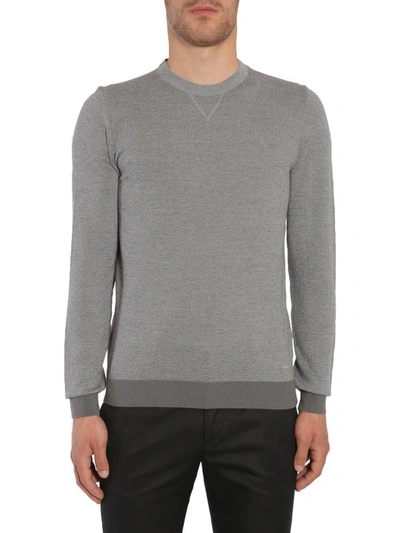 Shop Hugo Slim Fit "t-mateo" Sweater In Grey