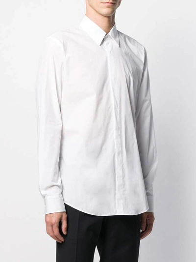 Shop Fendi Shirts In Bianco