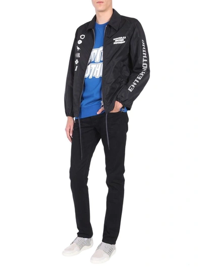 Shop Lanvin Nylon Jacket In Black