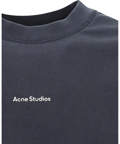 Shop Acne Studios "reverse Logo" T-shirt In Black  