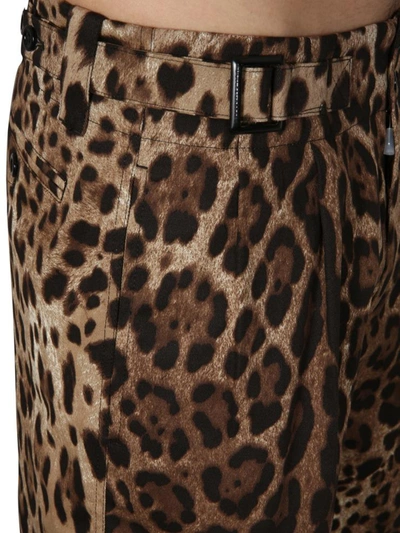 Shop Dolce & Gabbana Printed Bermuda In Animalier