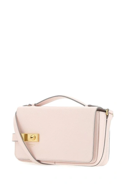 Shop Thom Browne Lock Detail Crossbody Bag In Pink