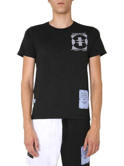 Shop Mcq By Alexander Mcqueen Crew Neck T-shirt In Black