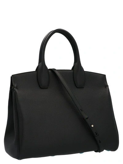 Shop Ferragamo Salvatore  Studio Tote Bag In Black