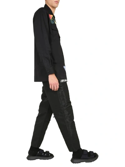Shop Mcq By Alexander Mcqueen Oversize Fit Shirt In Black