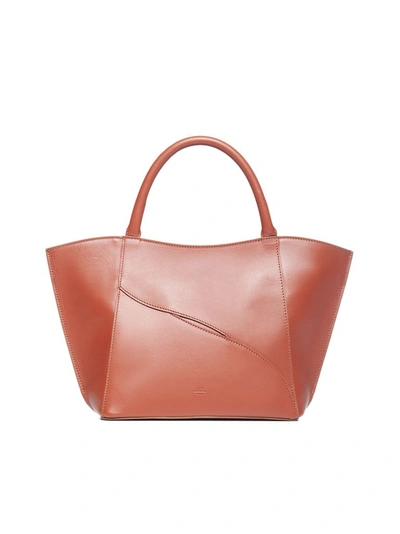 Shop Atp Atelier Galatina Tote Bag In Red