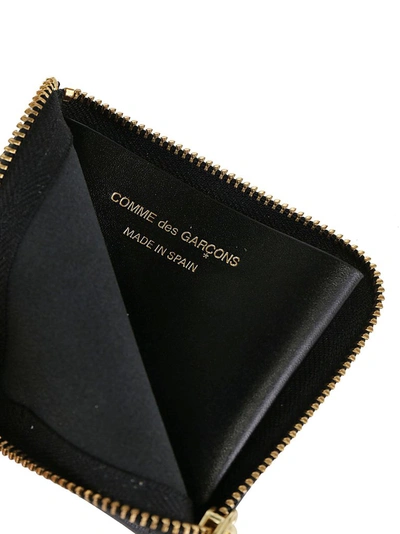 Shop Comme Des Garçons Wallet Classic Zipped Wallet In Black
