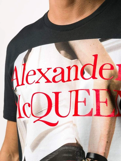 Shop Alexander Mcqueen T-shirts And Polos In Nero