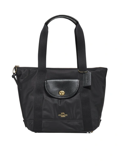 Shop Coach Cargo Tote Bag In Black