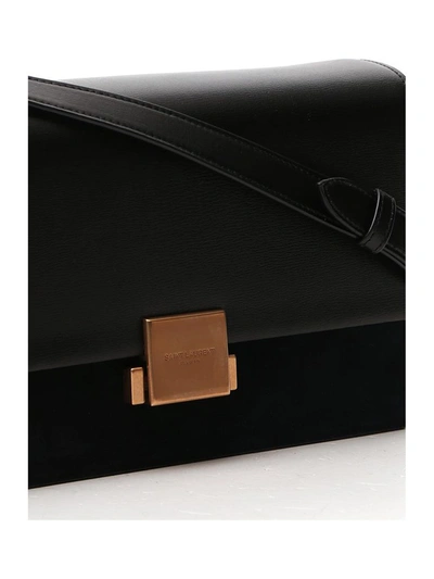 Shop Saint Laurent Bellechasse Medium Shoulder Bag In Black