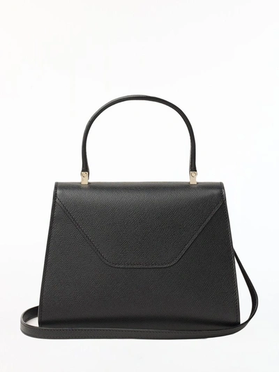 Shop Valextra Iside Mini Tote Bag In Black