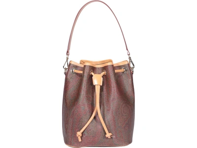 Shop Etro Paisley Patterned Bucket Bag In Multi