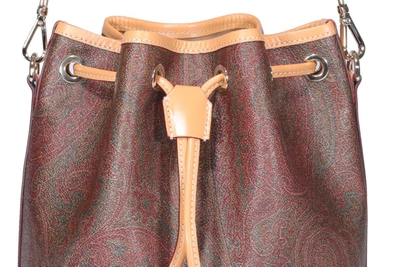 Shop Etro Paisley Patterned Bucket Bag In Multi