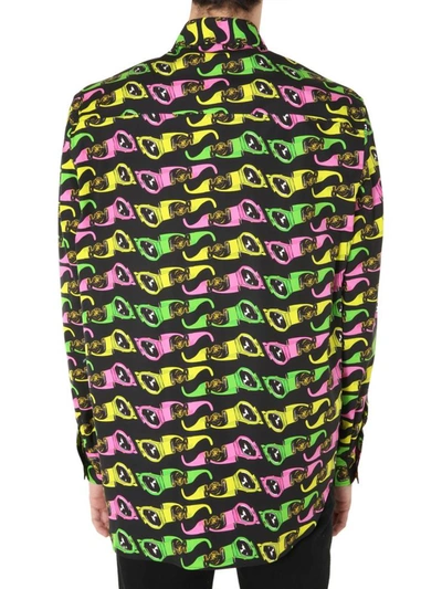 Shop Versace Printed Shirt In Multicolour